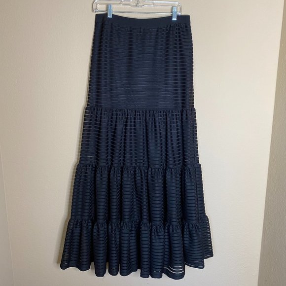 NEW tracy reese anthropologie long maxi skirt - Picture 1 of 5